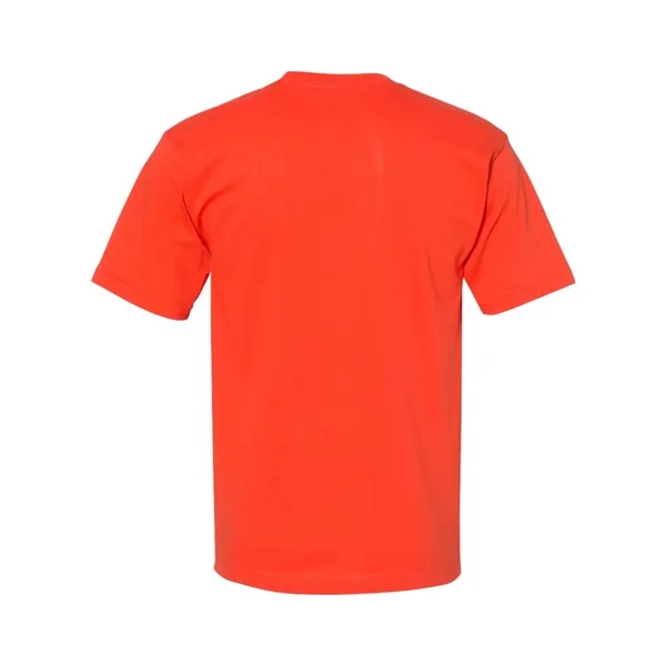 Short sleeve T-shirt with pocket made in the USA. Blank product.... from ASI 84358 S&S Activewear