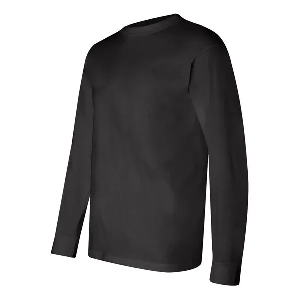 Adult pre-shrunk 100% cotton USA made long sleeve t-shirt. Blank product.... from ASI 84358 S&S Activewear
