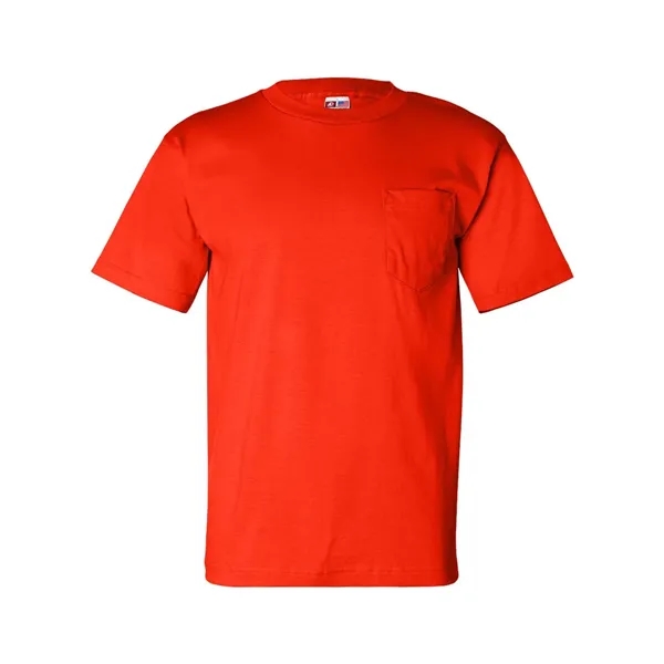 Adult USA made heavyweight 100% cotton short sleeve t-shirt with a... from ASI 84358 S&S Activewear