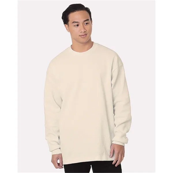 Bayside USA-Made Heavyweight Waffle Knit Thermal... from ASI 84358 S&S Activewear