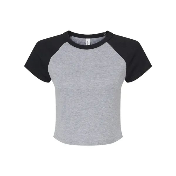 BELLA + CANVAS Women's Micro Rib Raglan Baby Tee... from ASI 84358 S&S Activewear