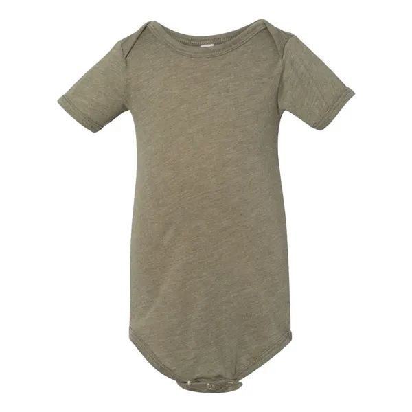 Baby Triblend Short Sleeve Snap-Up one piece T-Shirt... from ASI 84358 S&S Activewear