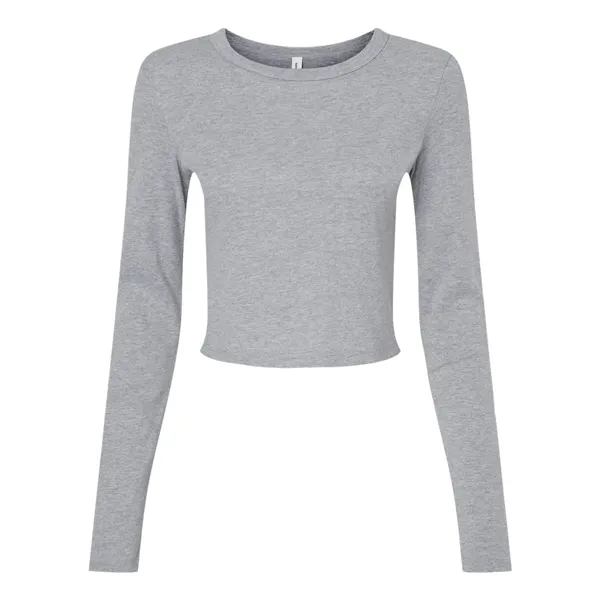 BELLA + CANVAS Women's Micro Rib Long Sleeve Baby Tee... from ASI 84358 S&S Activewear