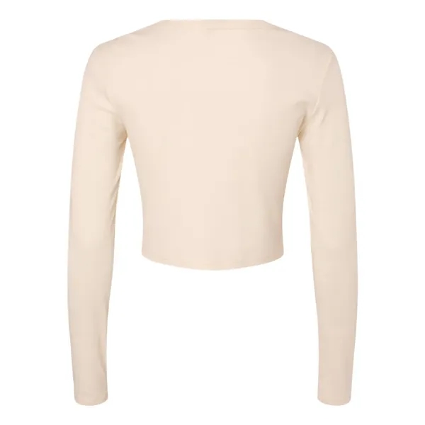 BELLA + CANVAS Women's Micro Rib Long Sleeve Baby Tee... from ASI 84358 S&S Activewear