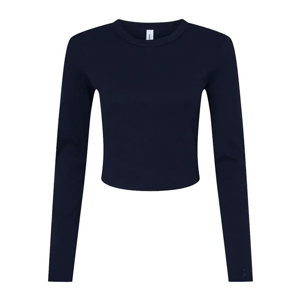 BELLA + CANVAS Women's Micro Rib Long Sleeve Baby Tee... from ASI 84358 S&S Activewear