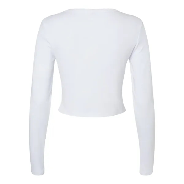 BELLA + CANVAS Women's Micro Rib Long Sleeve Baby Tee... from ASI 84358 S&S Activewear