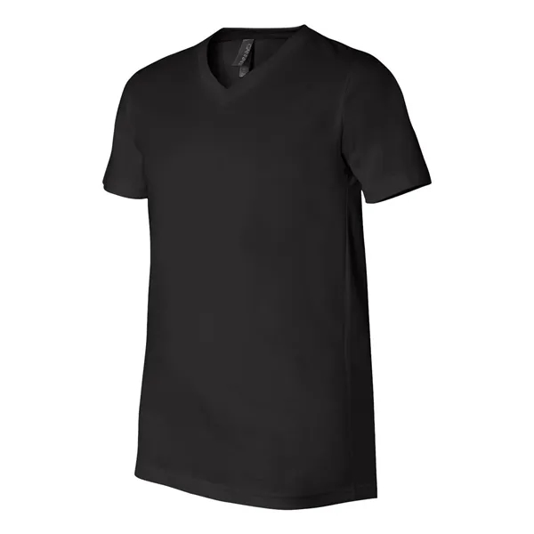 Adult short sleeve v-neck t-shirt with hemmed sleeves. Blank product.... from ASI 84358 S&S Activewear
