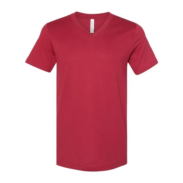 Adult short sleeve v-neck t-shirt with hemmed sleeves. Blank product.... from ASI 84358 S&S Activewear
