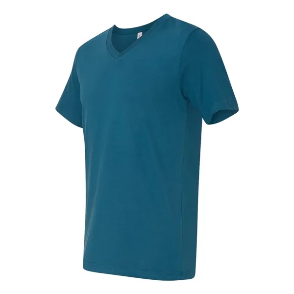 Adult short sleeve v-neck t-shirt with hemmed sleeves. Blank product.... from ASI 84358 S&S Activewear