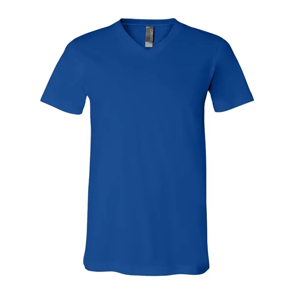 Adult short sleeve v-neck t-shirt with hemmed sleeves. Blank product.... from ASI 84358 S&S Activewear