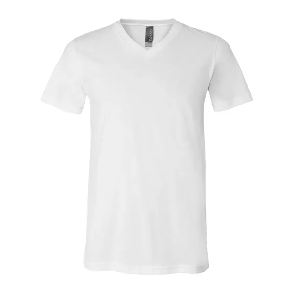 Adult short sleeve v-neck t-shirt with hemmed sleeves. Blank product.... from ASI 84358 S&S Activewear