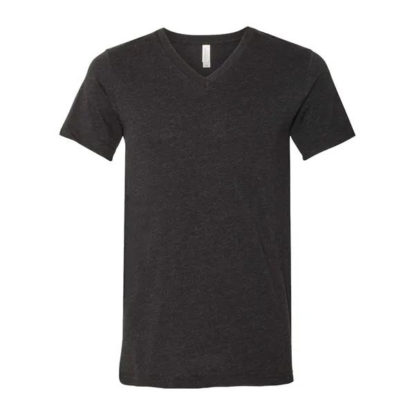 BELLA + CANVAS Unisex Heather CVC V-Neck Tee... from ASI 84358 S&S Activewear