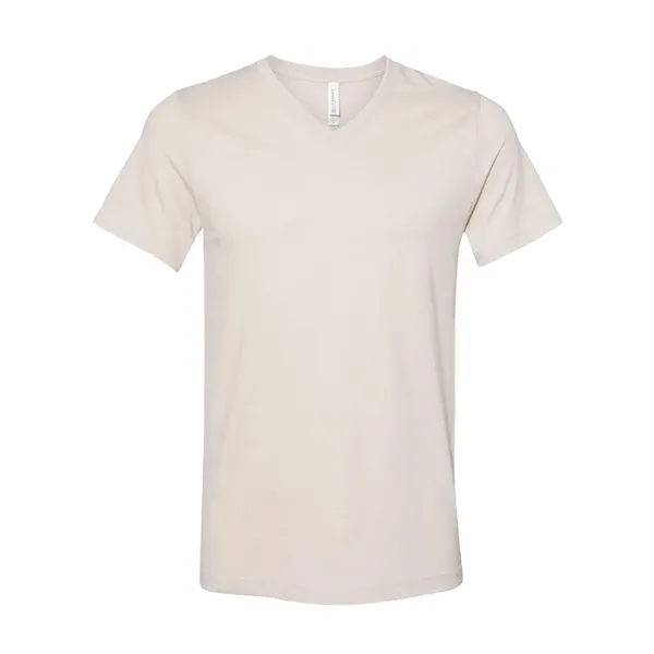BELLA + CANVAS Unisex Heather CVC V-Neck Tee... from ASI 84358 S&S Activewear