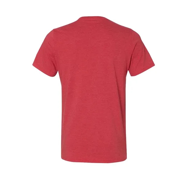 BELLA + CANVAS Unisex Heather CVC V-Neck Tee... from ASI 84358 S&S Activewear