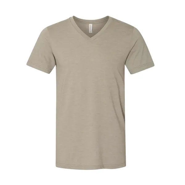 BELLA + CANVAS Unisex Heather CVC V-Neck Tee... from ASI 84358 S&S Activewear