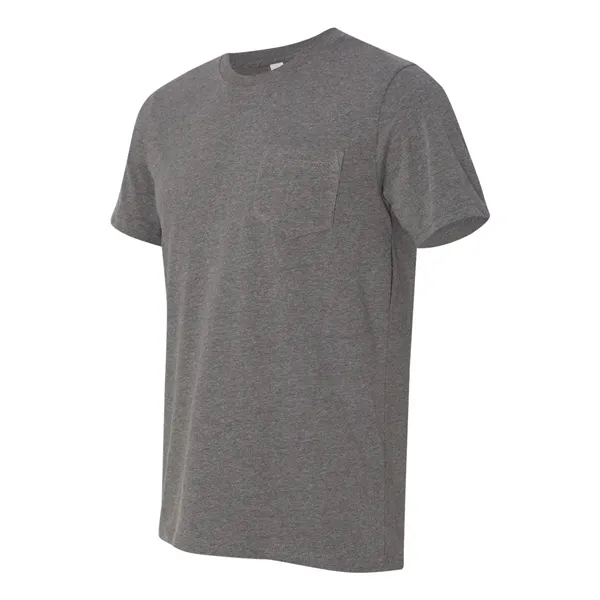 Adult jersey pocket t-shirt. Blank product.... from ASI 84358 S&S Activewear