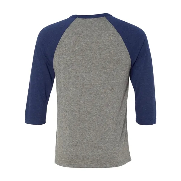 Unisex three-quarter sleeve baseball T-shirt with a retail fit, side seams,... from ASI 84358 S&S Activewear