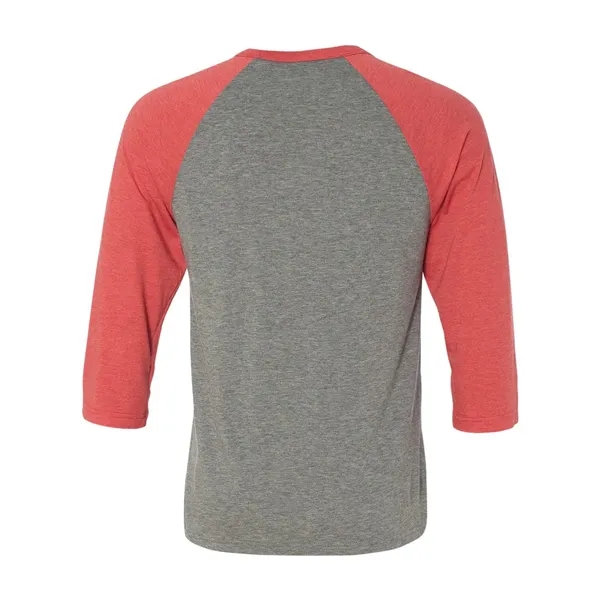 Unisex three-quarter sleeve baseball T-shirt with a retail fit, side seams,... from ASI 84358 S&S Activewear