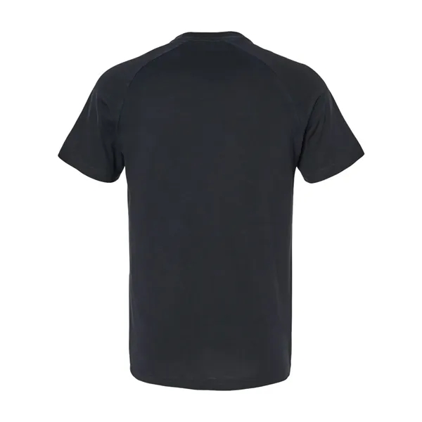 BELLA + CANVAS FWD Fashion Heather CVC Raglan Tee... from ASI 84358 S&S Activewear