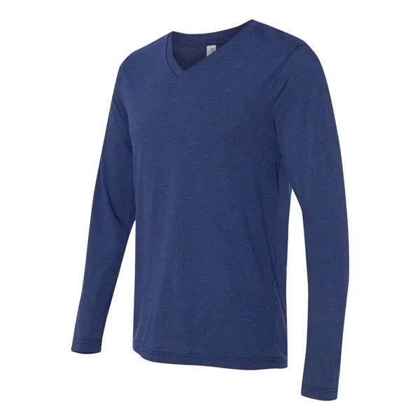 Lightweight and artful long sleeve V-neck T-shirt. Blank product.... from ASI 84358 S&S Activewear