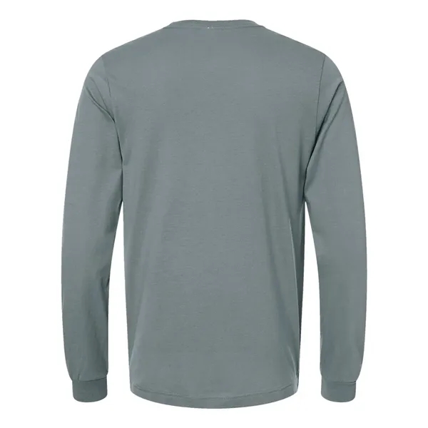 Adult long sleeve crewneck t-shirt with 2" rib cuffs. Blank product.... from ASI 84358 S&S Activewear