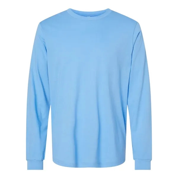 Adult long sleeve crewneck t-shirt with 2" rib cuffs. Blank product.... from ASI 84358 S&S Activewear
