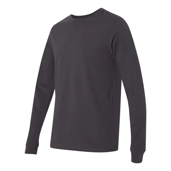 Adult long sleeve crewneck t-shirt with 2" rib cuffs. Blank product.... from ASI 84358 S&S Activewear