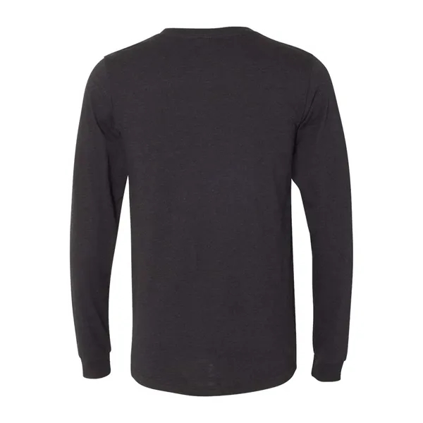 BELLA + CANVAS Unisex Heather CVC Long Sleeve Tee... from ASI 84358 S&S Activewear