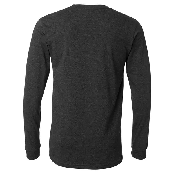 BELLA + CANVAS Unisex Heather CVC Long Sleeve Tee... from ASI 84358 S&S Activewear