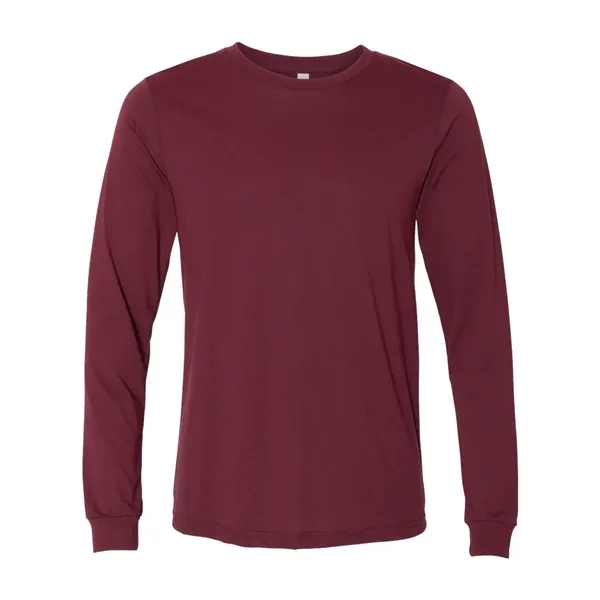 BELLA + CANVAS Unisex Heather CVC Long Sleeve Tee... from ASI 84358 S&S Activewear