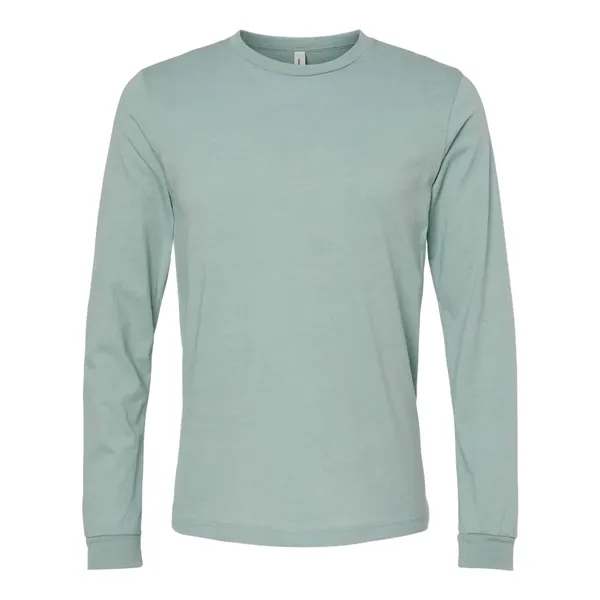 BELLA + CANVAS Unisex Heather CVC Long Sleeve Tee... from ASI 84358 S&S Activewear