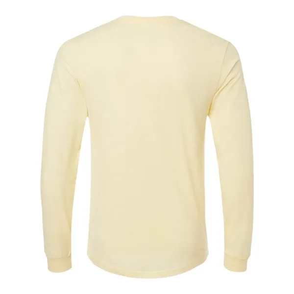 BELLA + CANVAS Unisex Heather CVC Long Sleeve Tee... from ASI 84358 S&S Activewear