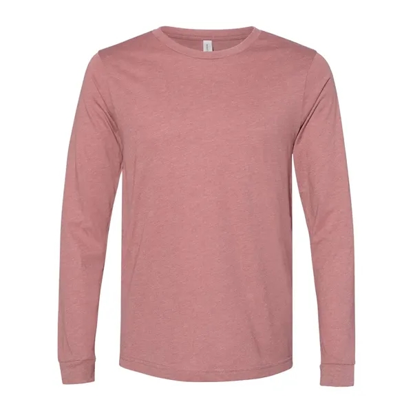 BELLA + CANVAS Unisex Heather CVC Long Sleeve Tee... from ASI 84358 S&S Activewear