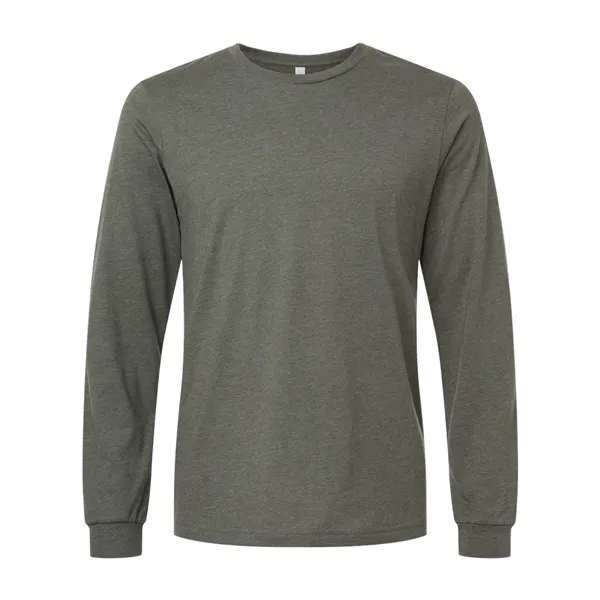 BELLA + CANVAS Unisex Heather CVC Long Sleeve Tee... from ASI 84358 S&S Activewear