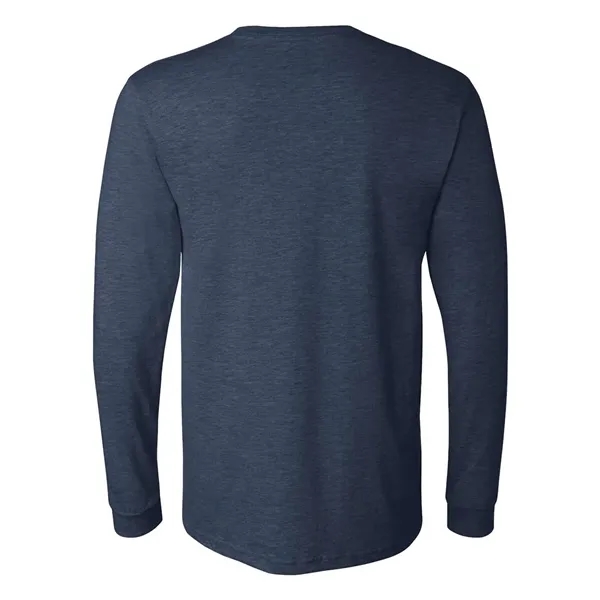 BELLA + CANVAS Unisex Heather CVC Long Sleeve Tee... from ASI 84358 S&S Activewear