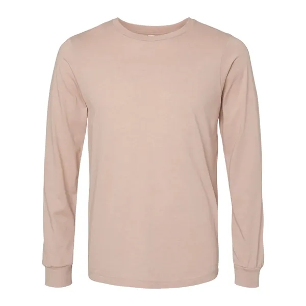 BELLA + CANVAS Unisex Heather CVC Long Sleeve Tee... from ASI 84358 S&S Activewear