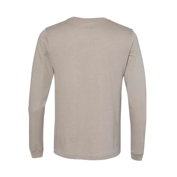 BELLA + CANVAS Unisex Heather CVC Long Sleeve Tee... from ASI 84358 S&S Activewear