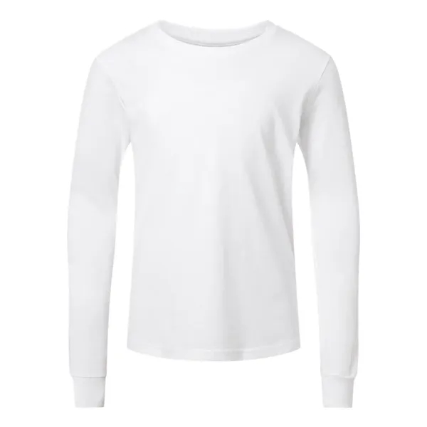 BELLA + CANVAS Youth Heather CVC Long Sleeve Tee... from ASI 84358 S&S Activewear