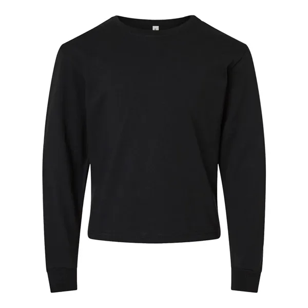 BELLA + CANVAS Youth 6oz. Heavyweight Long Sleeve Tee... from ASI 84358 S&S Activewear