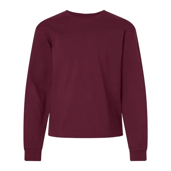 BELLA + CANVAS Youth 6oz. Heavyweight Long Sleeve Tee... from ASI 84358 S&S Activewear