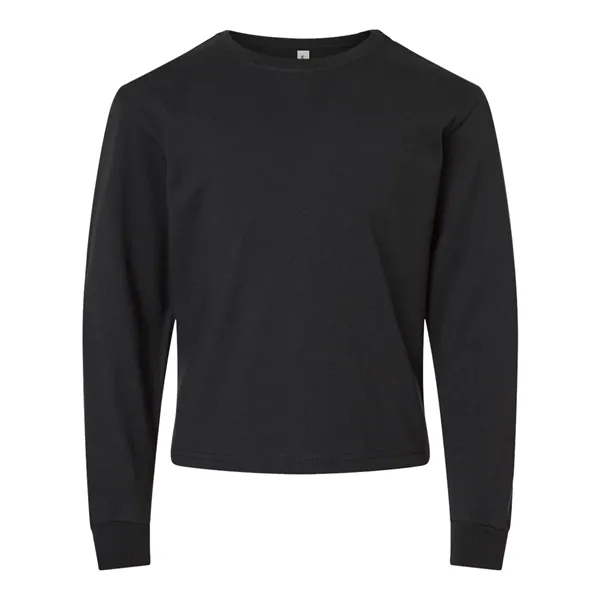 BELLA + CANVAS Youth 6oz. Heavyweight Long Sleeve Tee... from ASI 84358 S&S Activewear