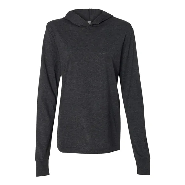 Adult long sleeve jersey hooded t-shirt. Blank product.... from ASI 84358 S&S Activewear