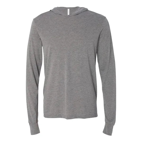 Adult long sleeve jersey hooded t-shirt. Blank product.... from ASI 84358 S&S Activewear
