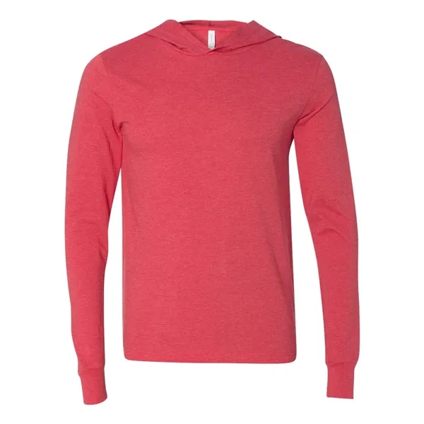 Adult long sleeve jersey hooded t-shirt. Blank product.... from ASI 84358 S&S Activewear