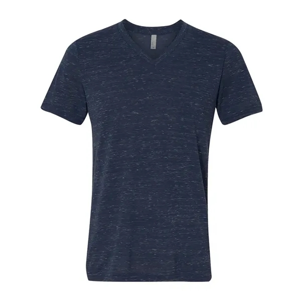 BELLA + CANVAS Unisex Textured Jersey V-Neck Tee... from ASI 84358 S&S Activewear