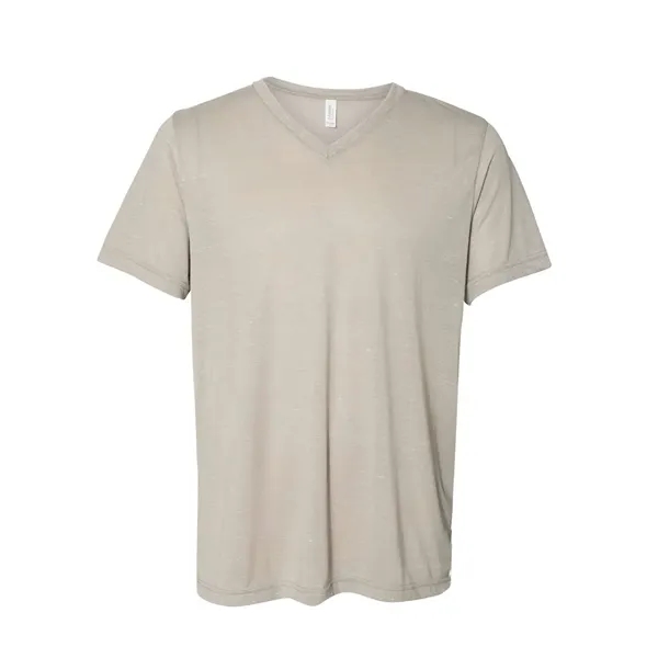 BELLA + CANVAS Unisex Textured Jersey V-Neck Tee... from ASI 84358 S&S Activewear