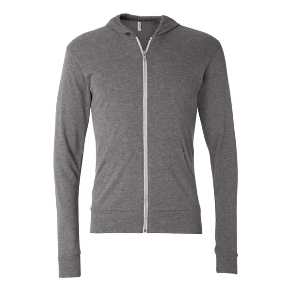 Unisex lightweight hooded full-zip t-shirt. Blank product.... from ASI 84358 S&S Activewear