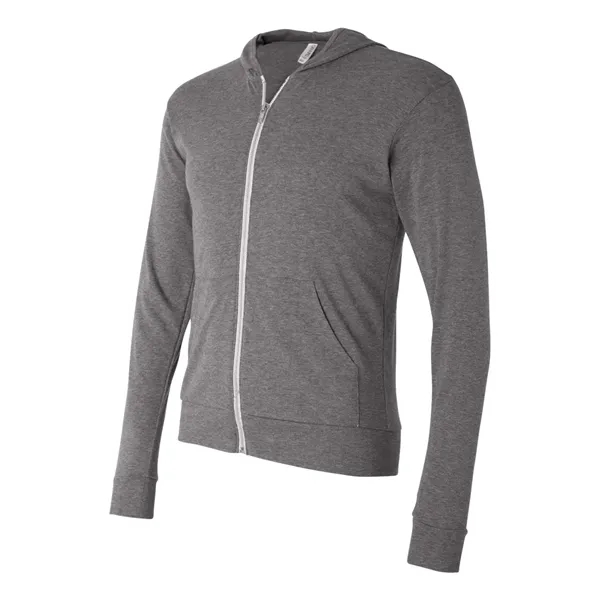 Unisex lightweight hooded full-zip t-shirt. Blank product.... from ASI 84358 S&S Activewear
