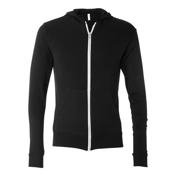 Unisex lightweight hooded full-zip t-shirt. Blank product.... from ASI 84358 S&S Activewear