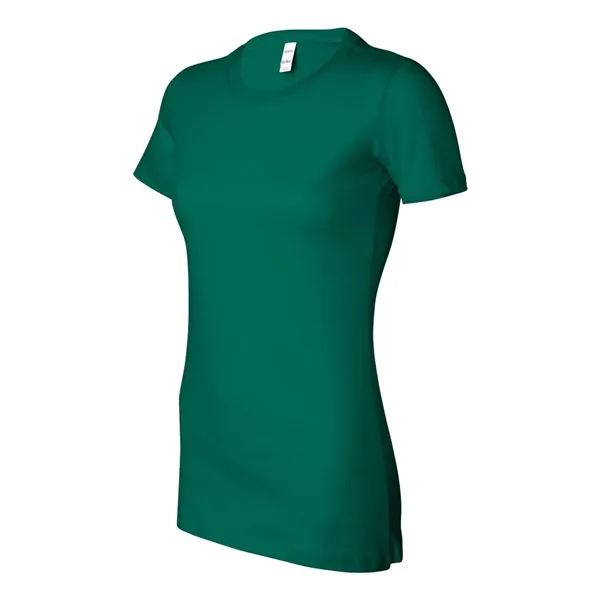 Women's cotton t-shirt with longer length body and shoulder taping. Blank... from ASI 84358 S&S Activewear